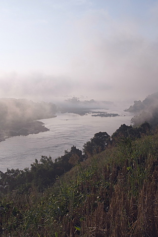 Mekong River, Golden Triangle area of Thailand, Southeast Asia, Asia