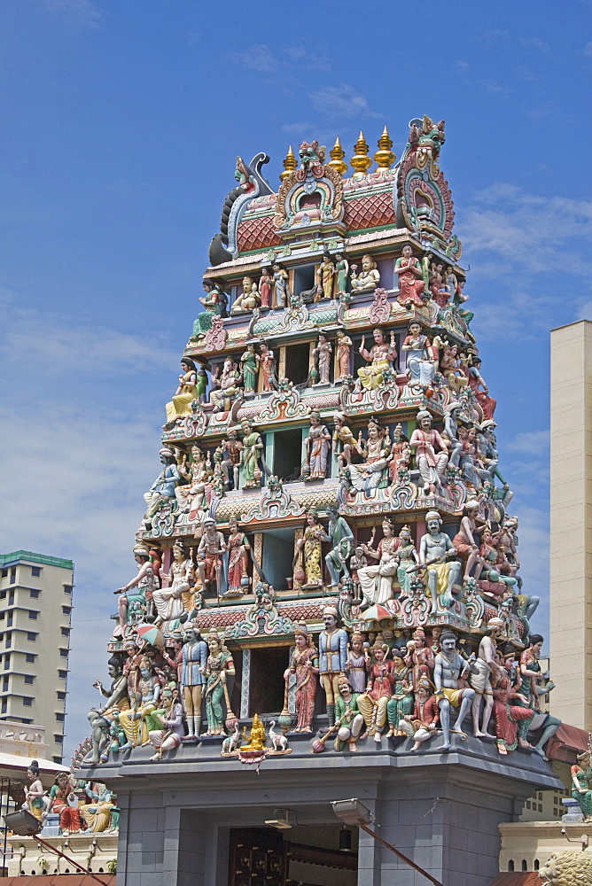 Sri Mariamman Temple, Chinatown, Singapore, Southeast Asia, Asia