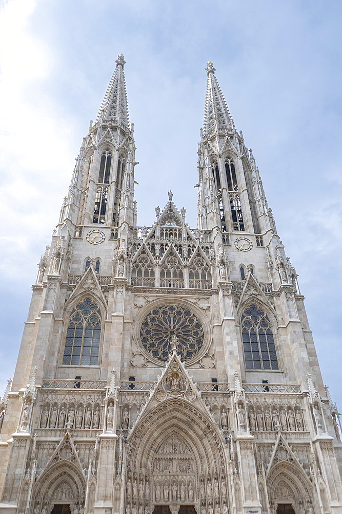 The newly renovated Votive Church (Votivkirche), Vienna, Austria, Europe