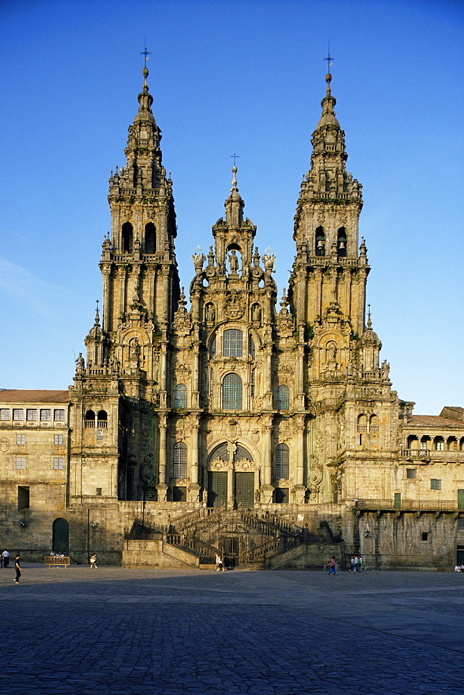 The Cathedral, Santiago de Compostela, UNESCO World Heritage Site, Galicia, Spain, Europe