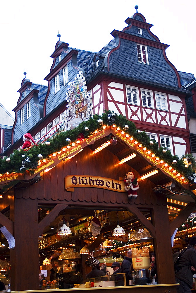 Weihnachtsmarkt (Christmas Market), Frankfurt, Hesse, Germany, Europe