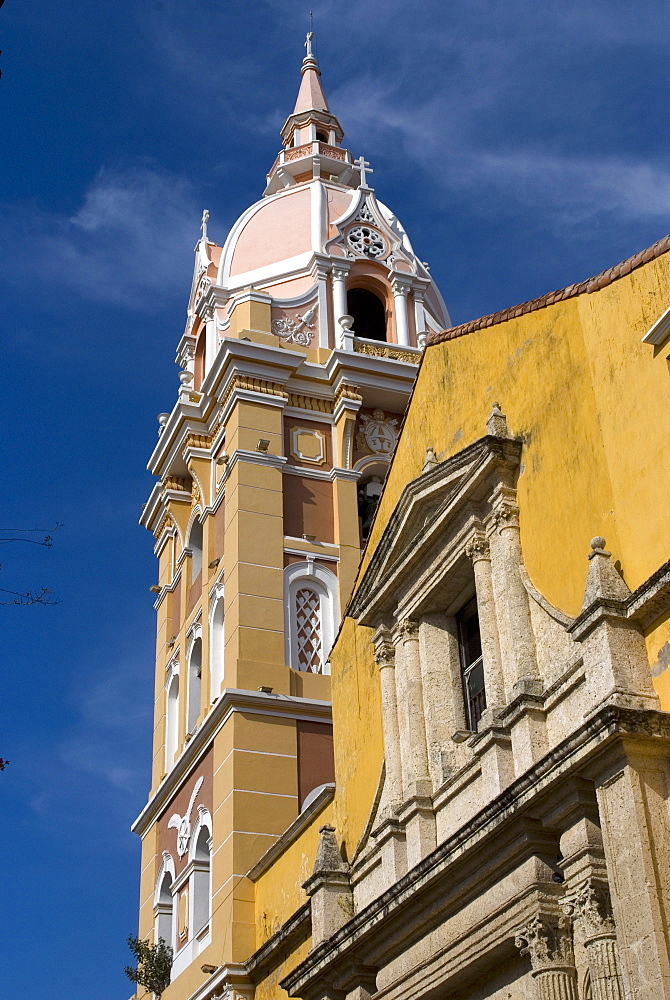 The Walled City (Ciudad Amurallada), UNESCO World Heritage Site, Cartagena, Colombia, South America