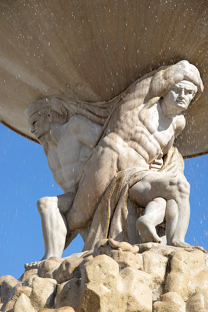 Residenzbrunnen (Residence Fountain), Altstadt, UNESCO World Heritage Site, Salzburg, Austria, Europe