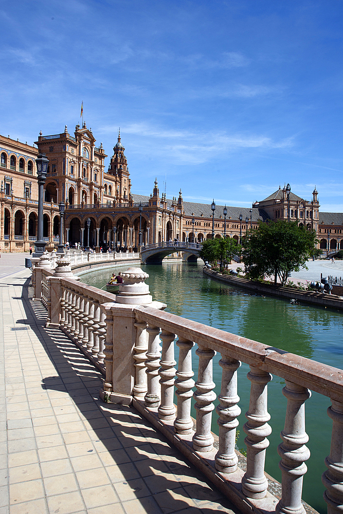 Plaza de Espana, Seville, Andalusia, Spain, Europe