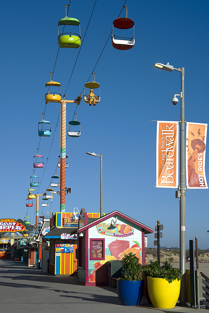 Boardwalk, Santa Cruz Beach, California, United States of America, North America