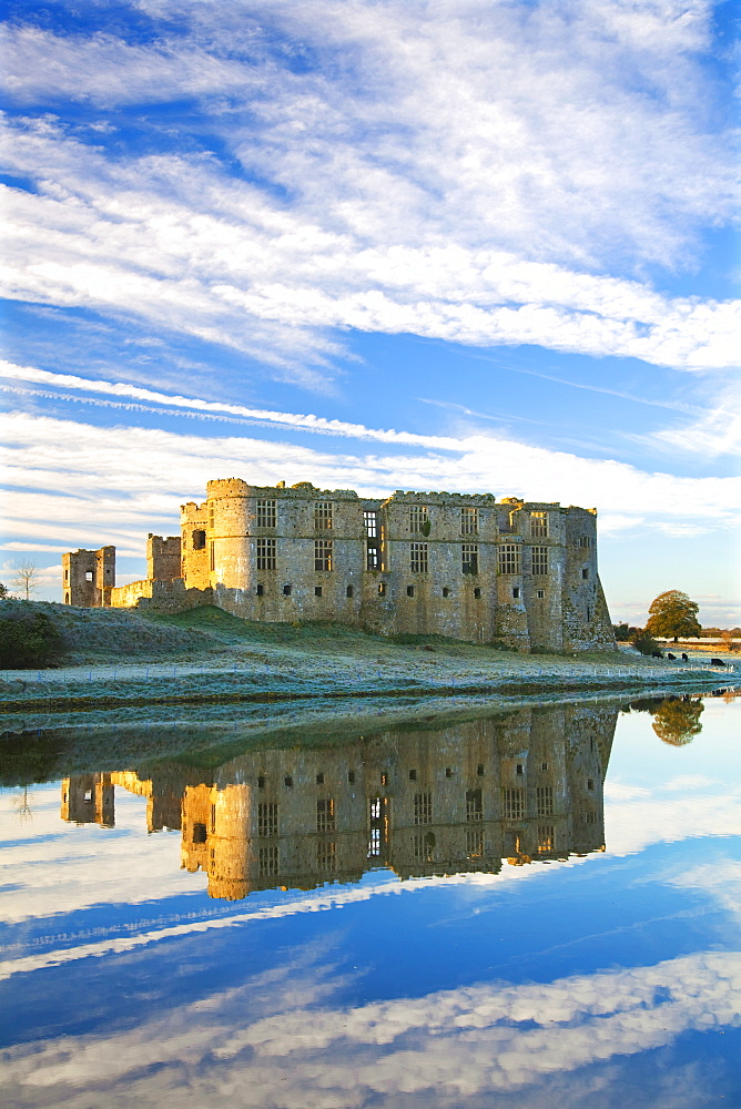 Carew Castle, Pembrokeshire, West Wales, Wales, United Kingdom, Europe