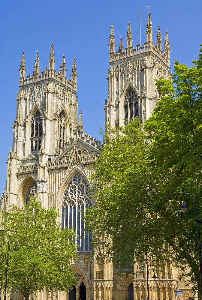 York Minster, northern Europe's largest Gothic cathedral, city of York, Yorkshire, England, United Kingdom, Europe