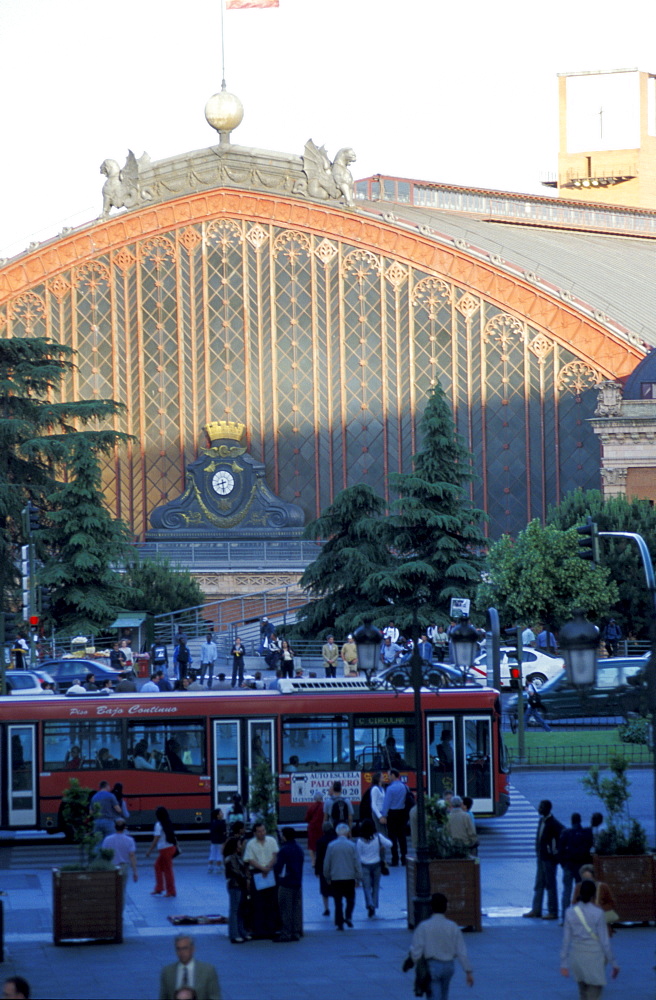 Spain, Madrid, The Atocha Railway Station