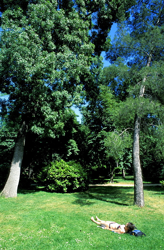 Spain, Madrid, Retiro Park & Lake On Saturday