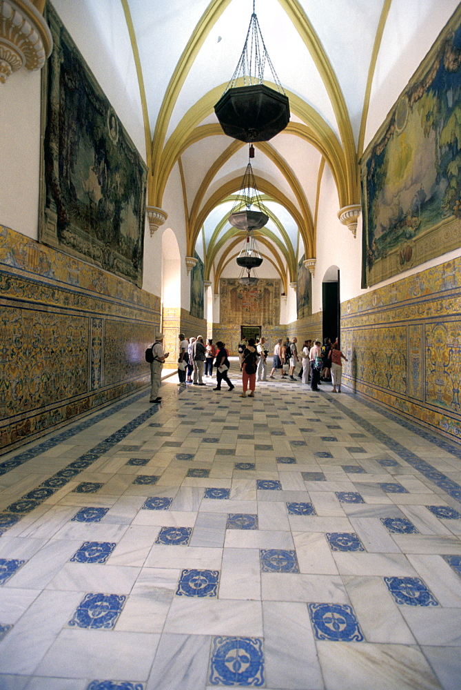 Spain, Andaloucia, Sevilla, The Alcazar Palace