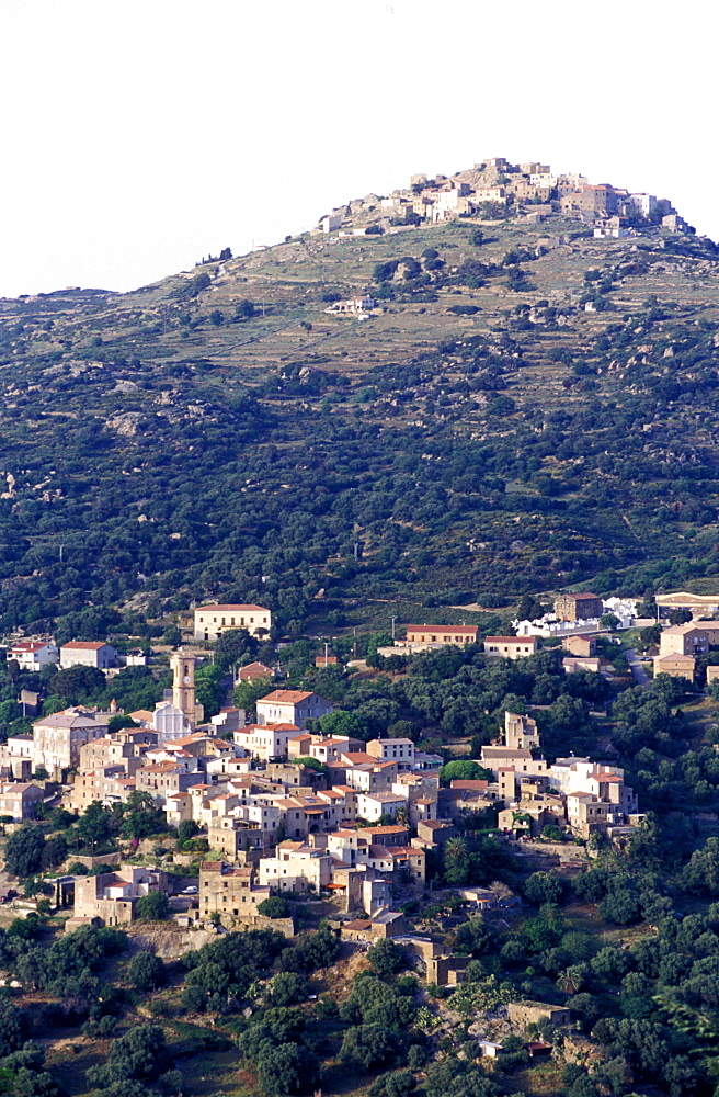 France, Corsica Island, Haute-Corse, Balagne, Village Of Pignacorse, Haute-Corse, Balagne, Village De Pigna