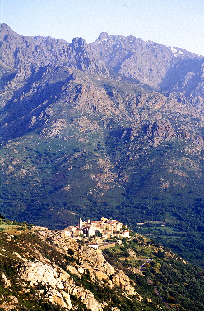 France, Corsica Island, Haute-Corse, Balagne, Village Of Montemaggiore