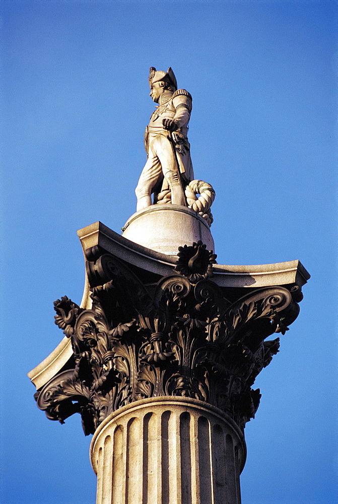 UK, London, Trafalgar Square, Nelson Statue