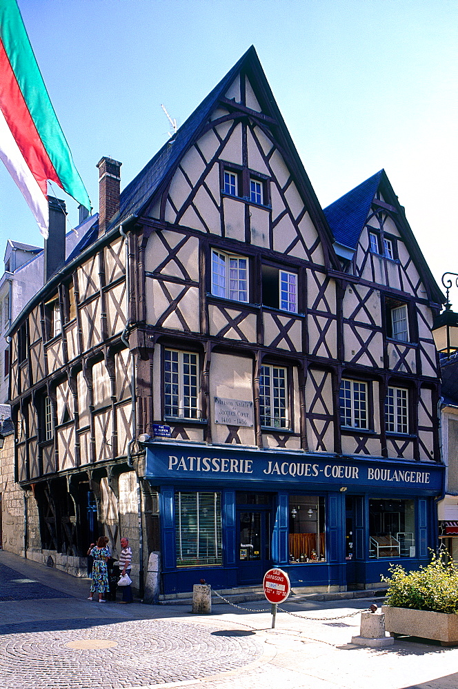 France, Centre, Centre, Cher (30), Bourges, Medievaml Wooden House