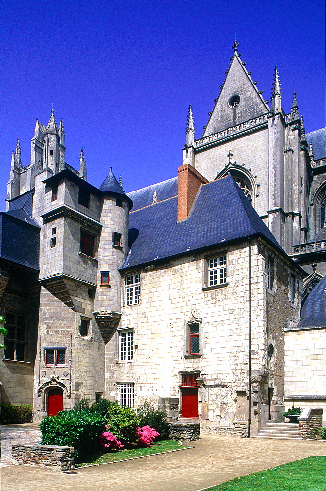 France, Pays De La Loire, Loire Atlantique (44), Nantes, Medieval Gothic Cathedral