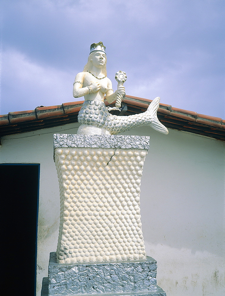 Brazil, Salvador De Bahia, Stela Built To Pagan Sea Goddess By The Salvador Fishermen