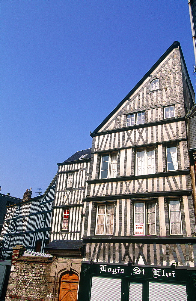 France, Normandy, Seinemaritime (76), City Of Rouen, The Medieval Quarter Sheltering Many Halftimbered Houses