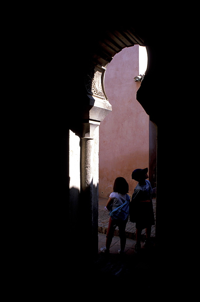 Spain, Andaloucia, Costadelsol, Malaga, Within The Alcazaba Moslem Fortress