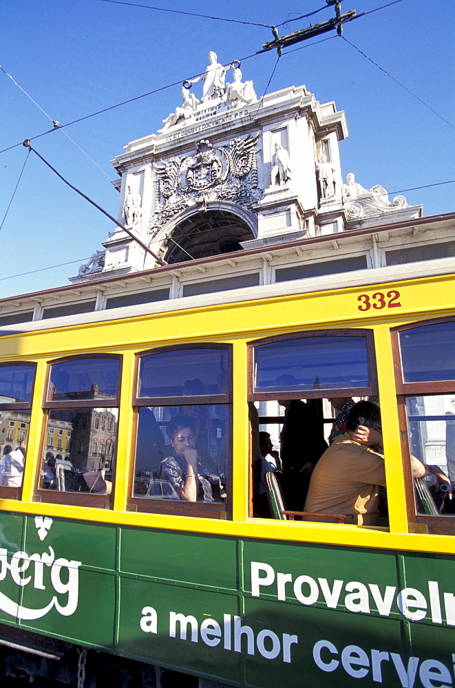 Portugal, Lisbon, Local Tramway (Electrico)