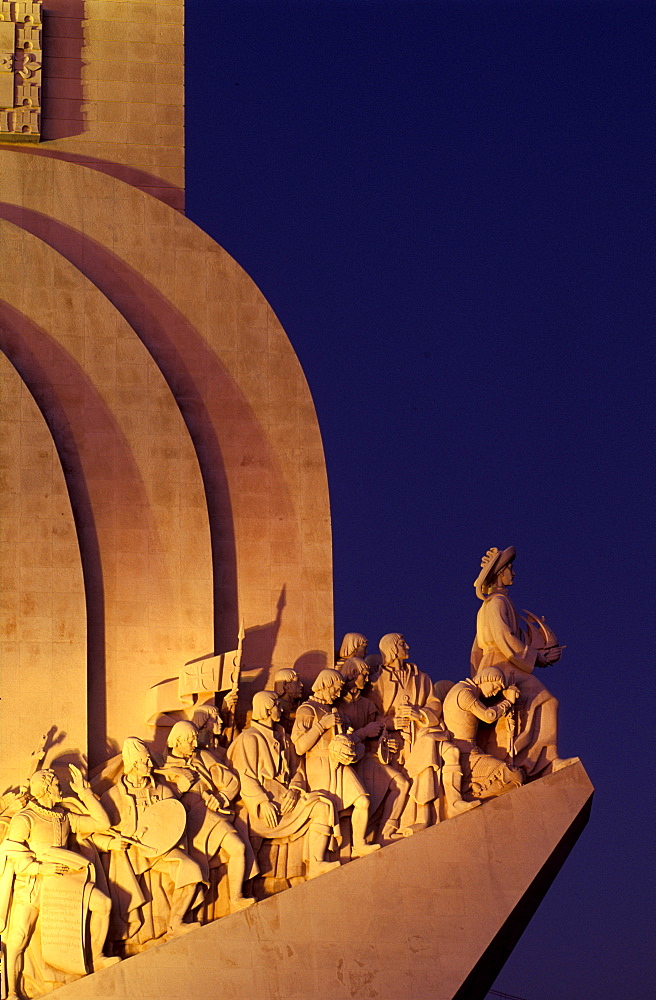 Portugal, Lisbon, Monument Of The Discoveries Dedicated To Portuguese Seamen