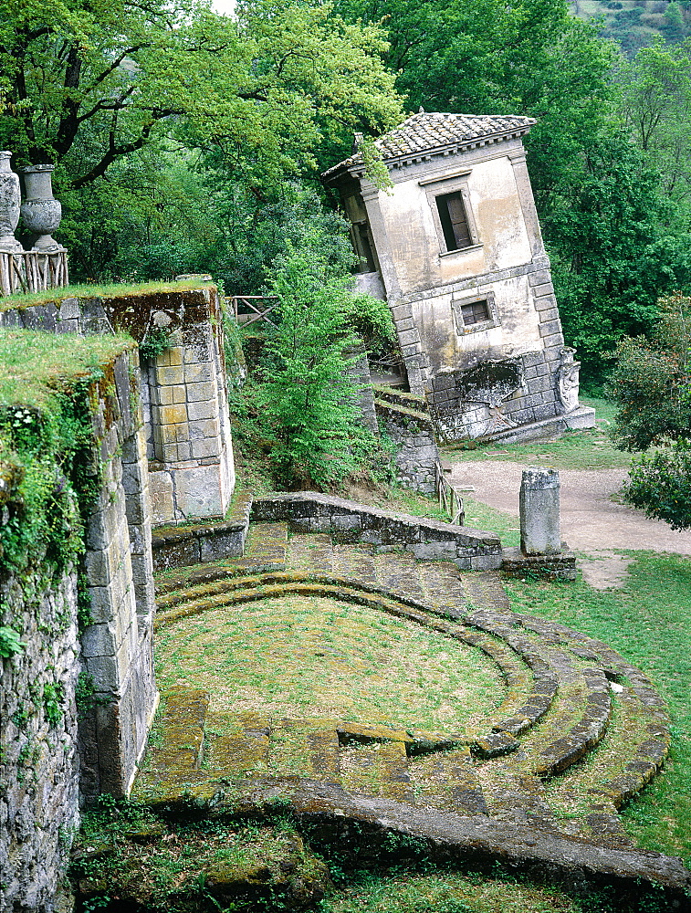 Italy, Latium, Bomarzo, Parco Dei Mostri