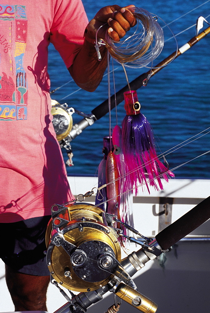 Mauritius, Big Game Fishing Boat, Close-Up