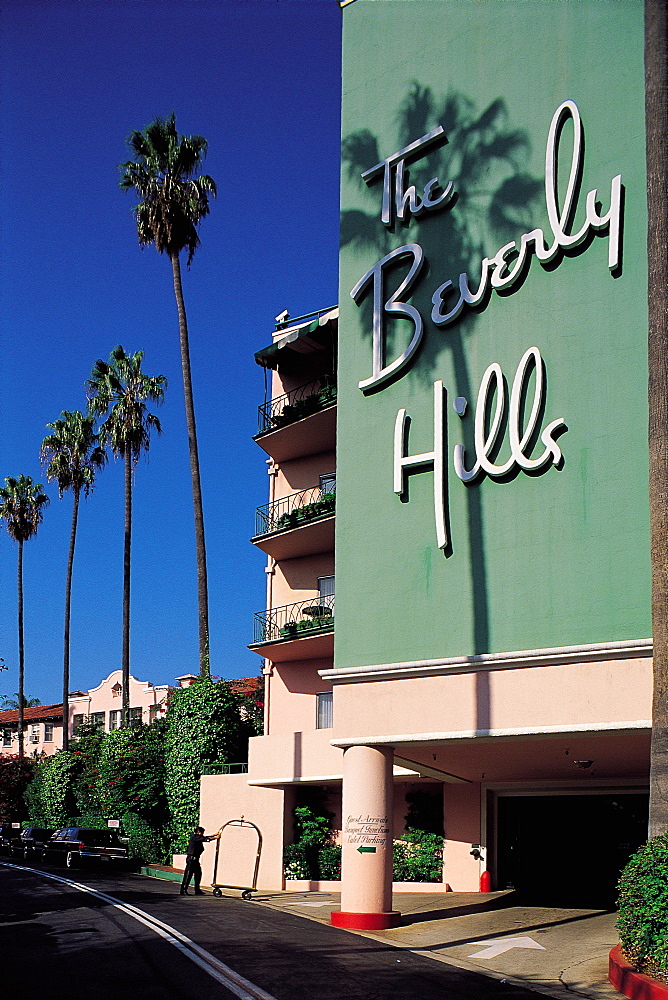 Los Angeles, California, Usa Beverley Hills, Facade Of The Beverley Hills