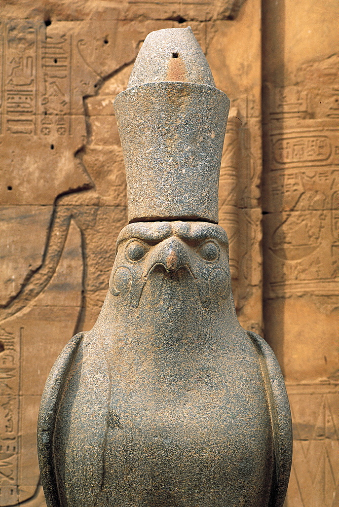 Edfu Temple, Horus Statue, Egypt, Africa