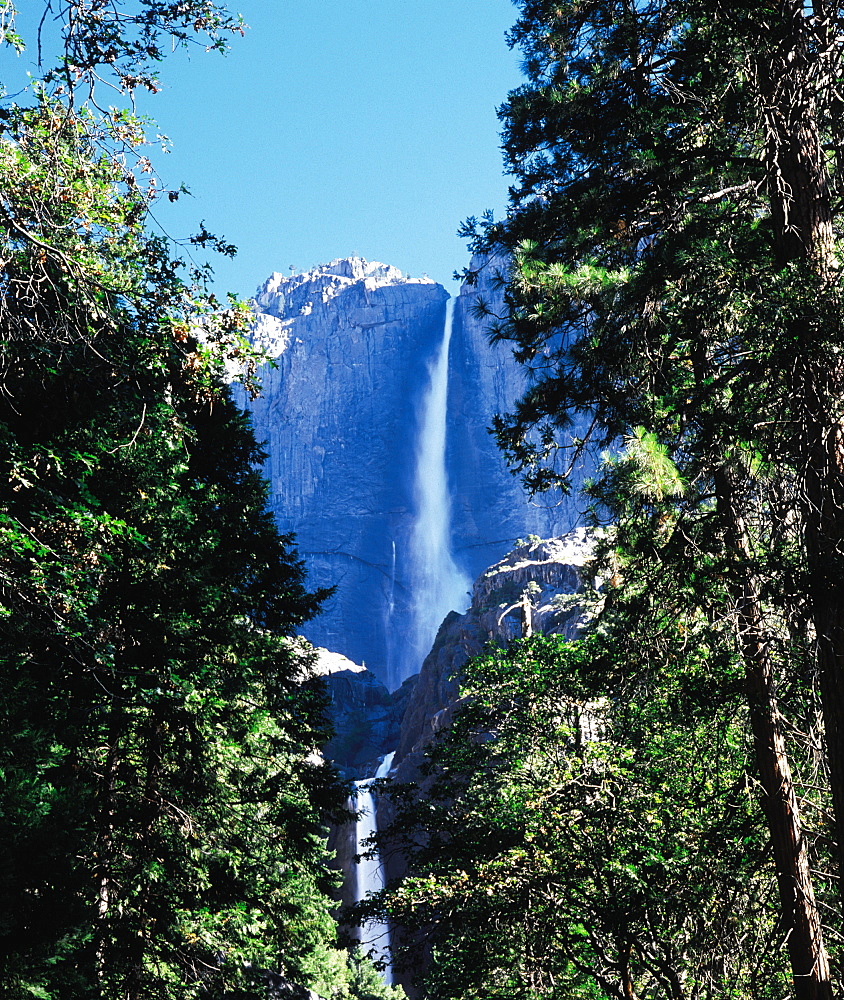 Waterfall, Yosemite National Park, California, Usa