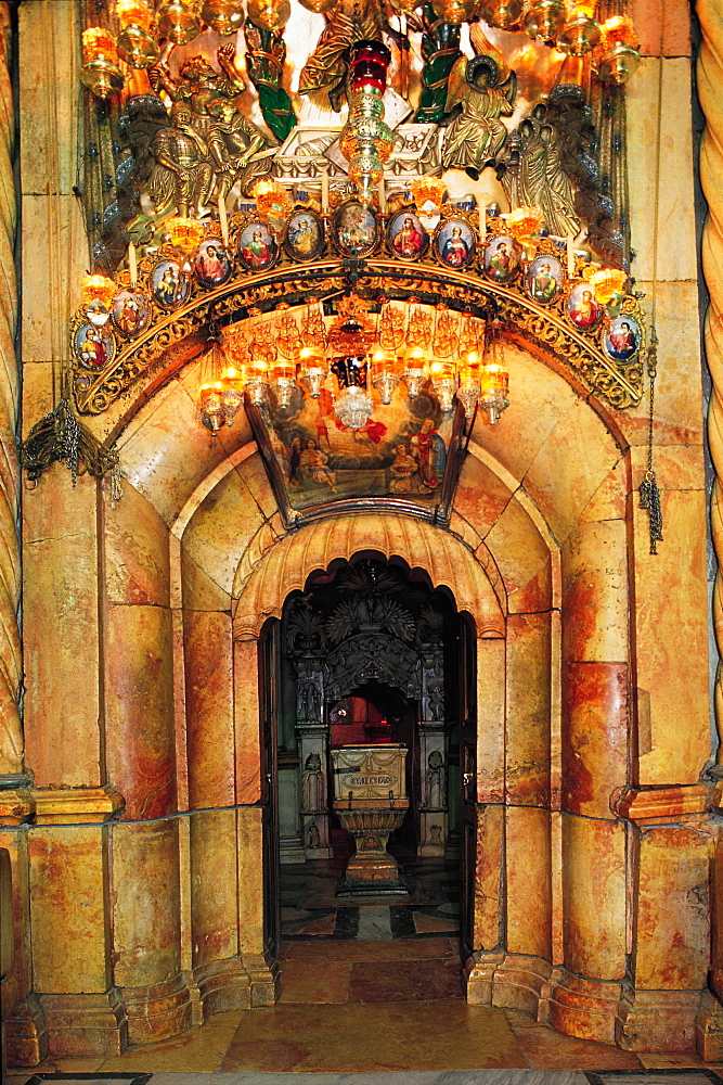 Jesus Tomb, St Sepulcre, Jerusalem, Israel