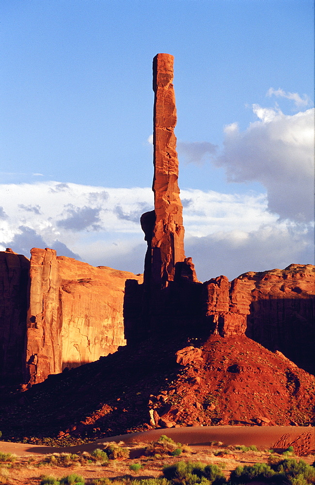Usa, Utah, Monument Valley, Totem Pole Rock