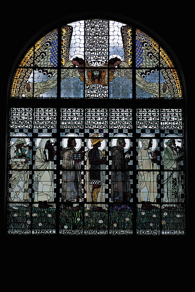 Stained Window, Steinhof Hospital, Vienna, Austria