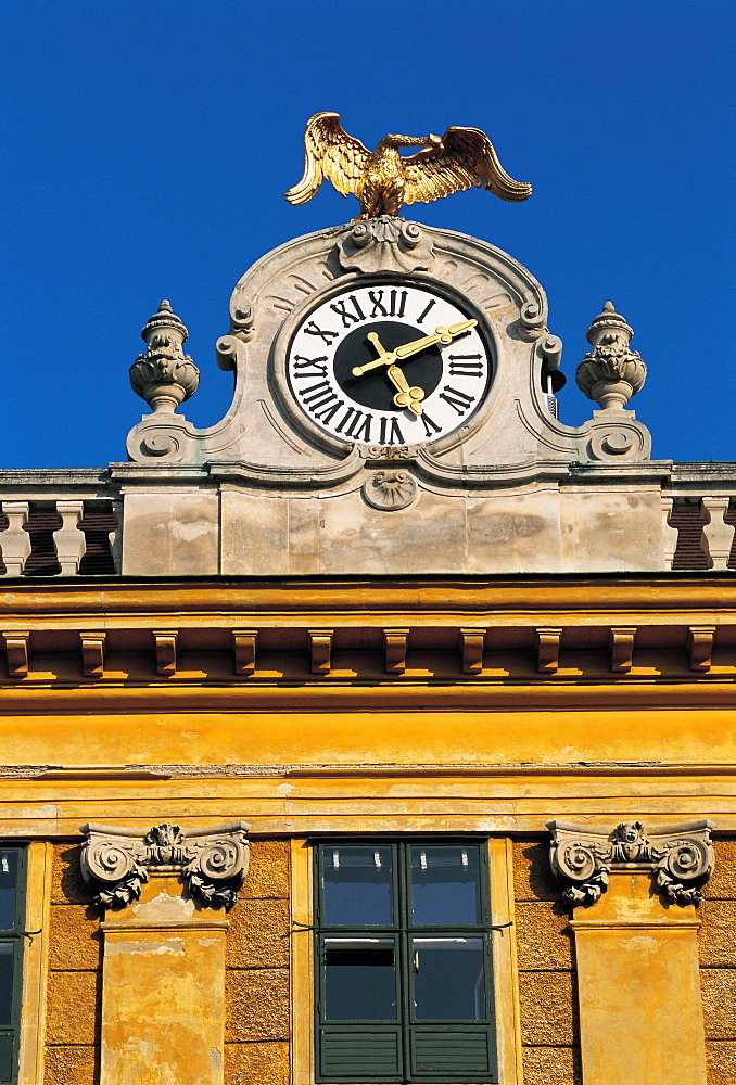 Schonnbrunn Castle Clock, Vienna, Austria