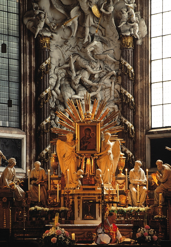 St Michael Roccoco Altar, Vienna, Austria