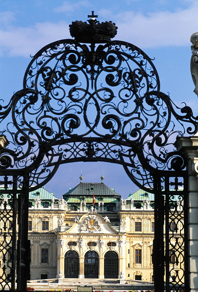 Belvedere Palace And Gate, Vienna, Austria