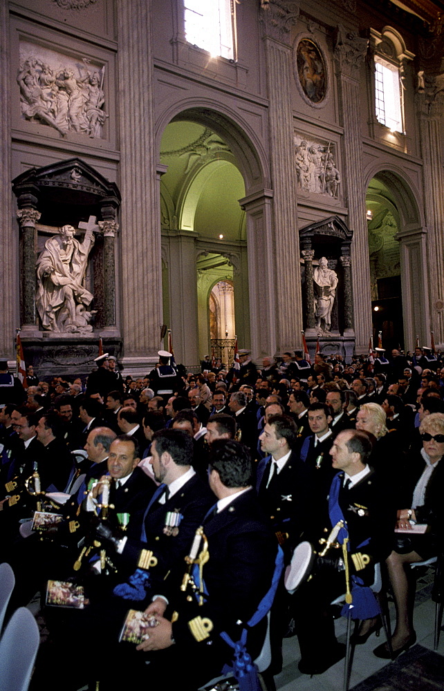 Italy, Rome, San Giovanni De Latrano Basilica, Annual Mass For The Army Officers