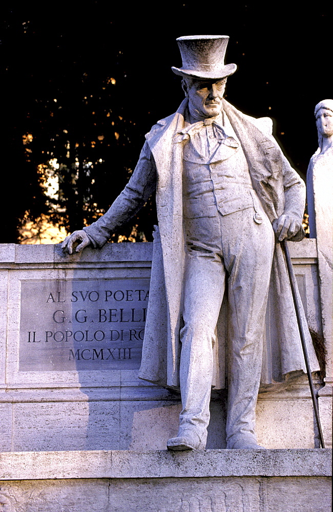 Italy, Rome, Monument To An Elegant Dead Poet