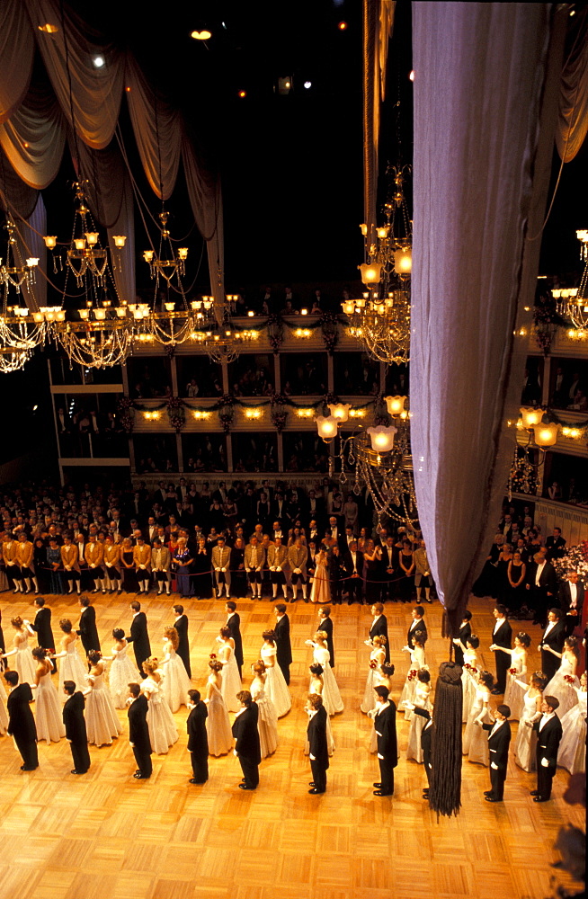 Austria, Vienna, Opera Ball, Polonaise Opening