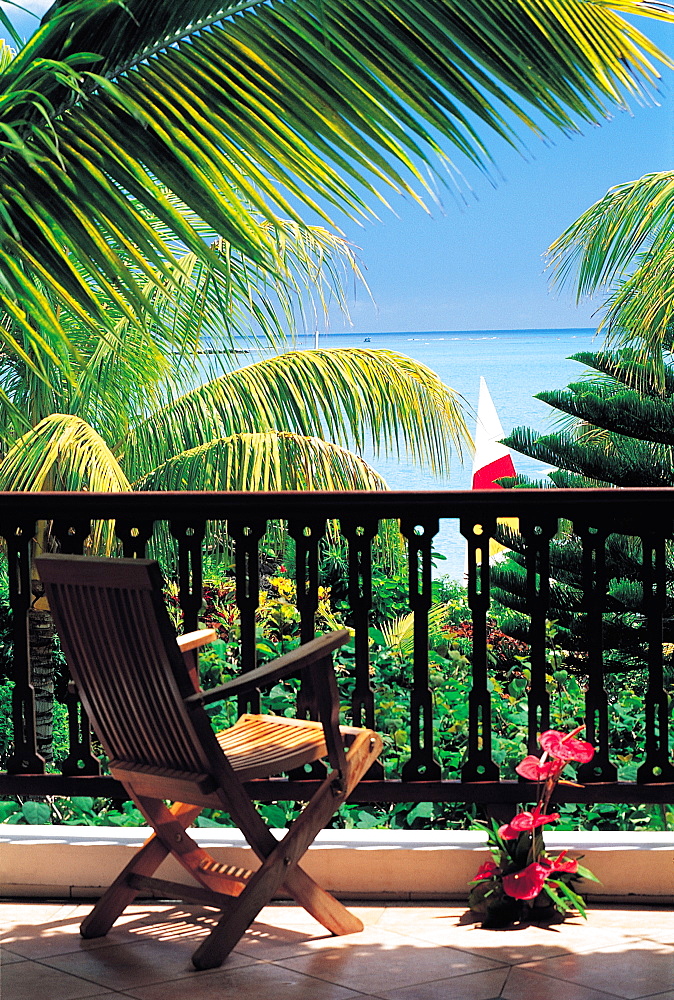 Mauritius, Grand'baie, View From A Hotel Room