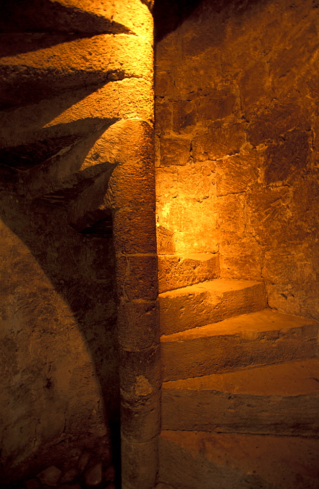 Cyprus, Lemesos (Limassol), Kolossi Fortress Built By The French In Xiii Century, The Stairs