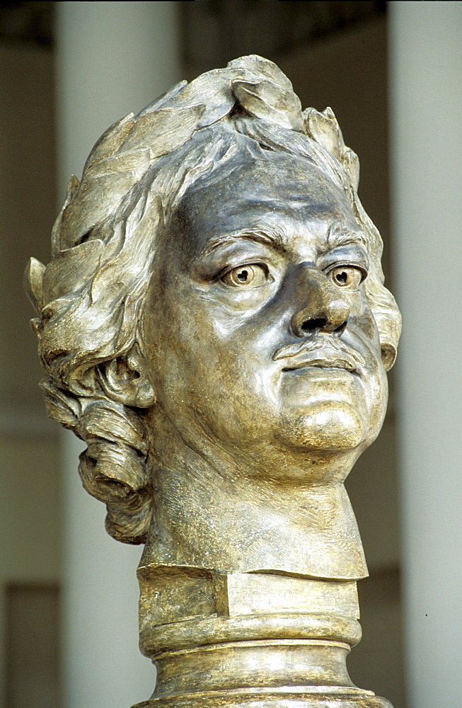 Russia, St-Petersburg, Russian Museum Settled In Michaelovsky Palace, Bust Of Emperor Peter The Great 