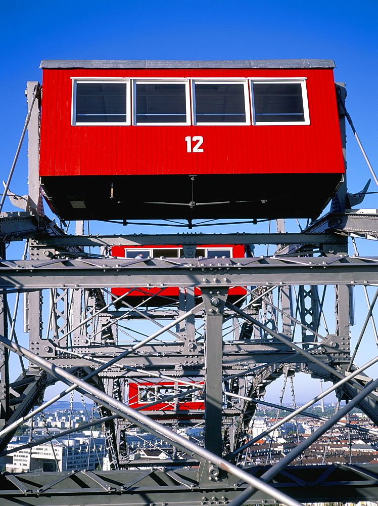 The Big Wheel, Prater Attraction Park, Vienna, Austria, Europe