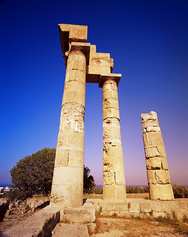 Acropolis of Rhodes, Rhodes City, island of Rhodes, Dodecanese, Greek Islands, Greece, Europe