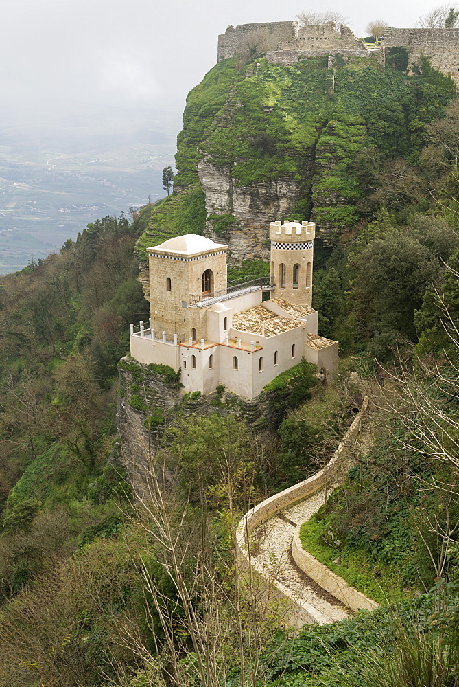 Venus Castle, Erice, Sicily, Italy, Europe