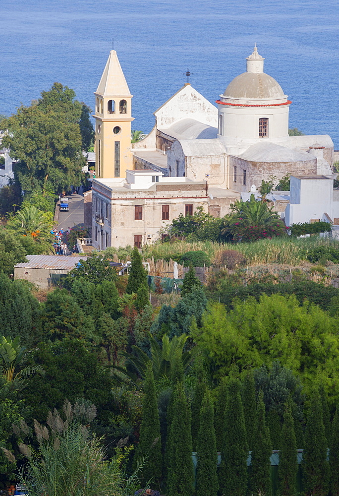 Town of Stromboli, Stromboli, Aeolian Islands, UNESCO World Heritage Site, Sicily, Italy, Mediterranean, Europe