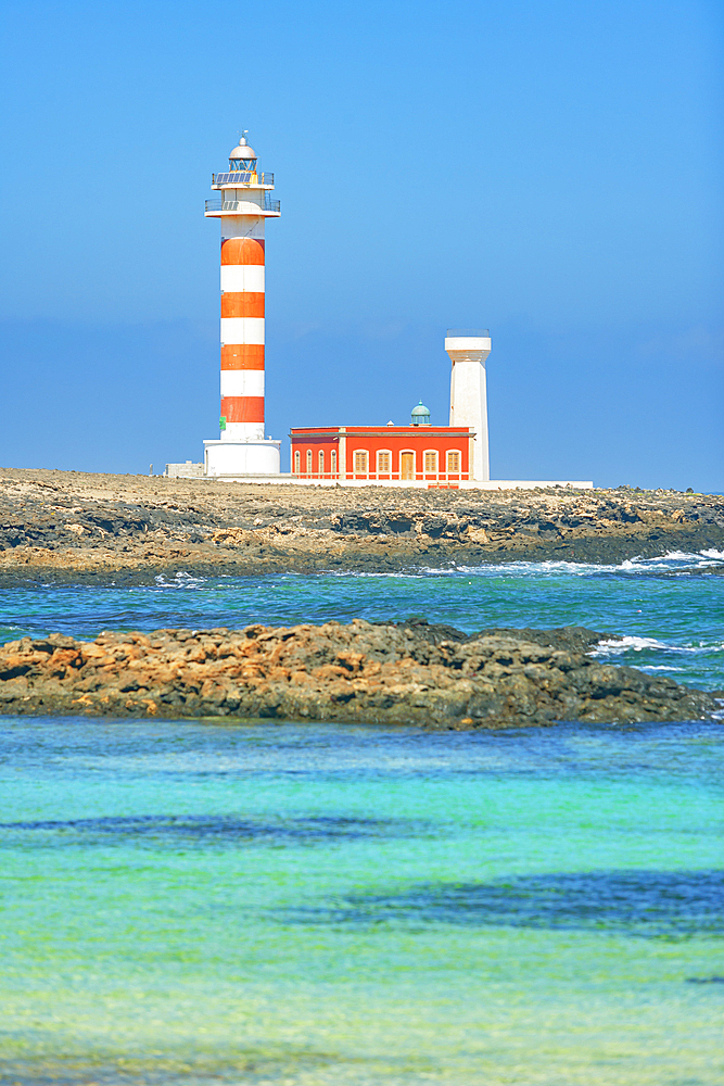 Toston lighthouse, El Cotillo, Fuerteventura, Canary islands, Spain
