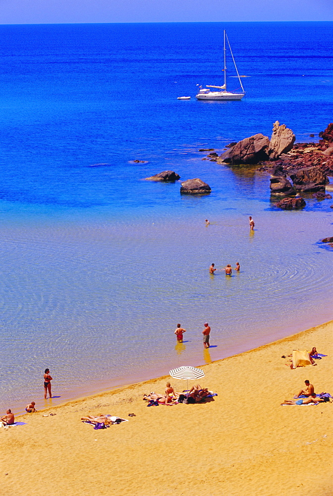 Cap Cavalleria Beach, North Coast of Menorca, Balearic Islands, Spain, Europe