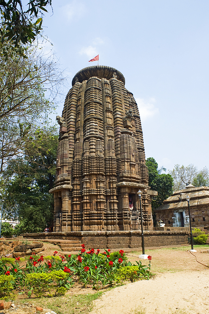 The 9th century Rameshwar Temple dedicated the Hindu deity Shiva in Bhubaneswar, nicknamed the City of Temples, Bhubaneswar, Odisha, India, Asia