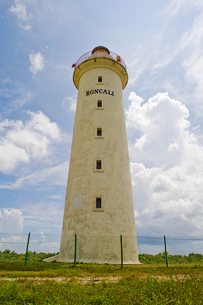 Cuba, West Indies, Pinar del R?o province. Roncali Lighthouse, Cabo San Antonio, Guanahacabibes Peninsular, National Park and Biosphere Reserve.