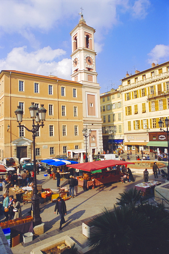 Square in the Old Town, Nice, Alpes Maritime, France 